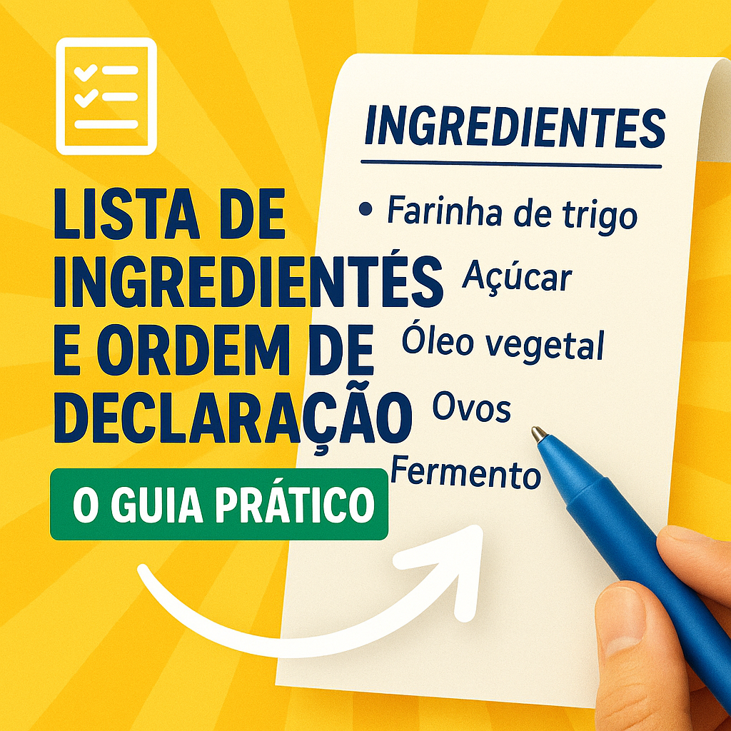 Lista de Ingredientes e Ordem de Declaração: O Guia Prático