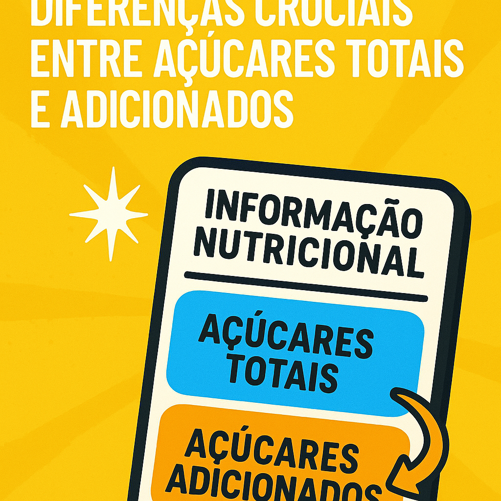 Rotulagem Simplificada: Diferenças Cruciais entre Açúcares Totais e Adicionados